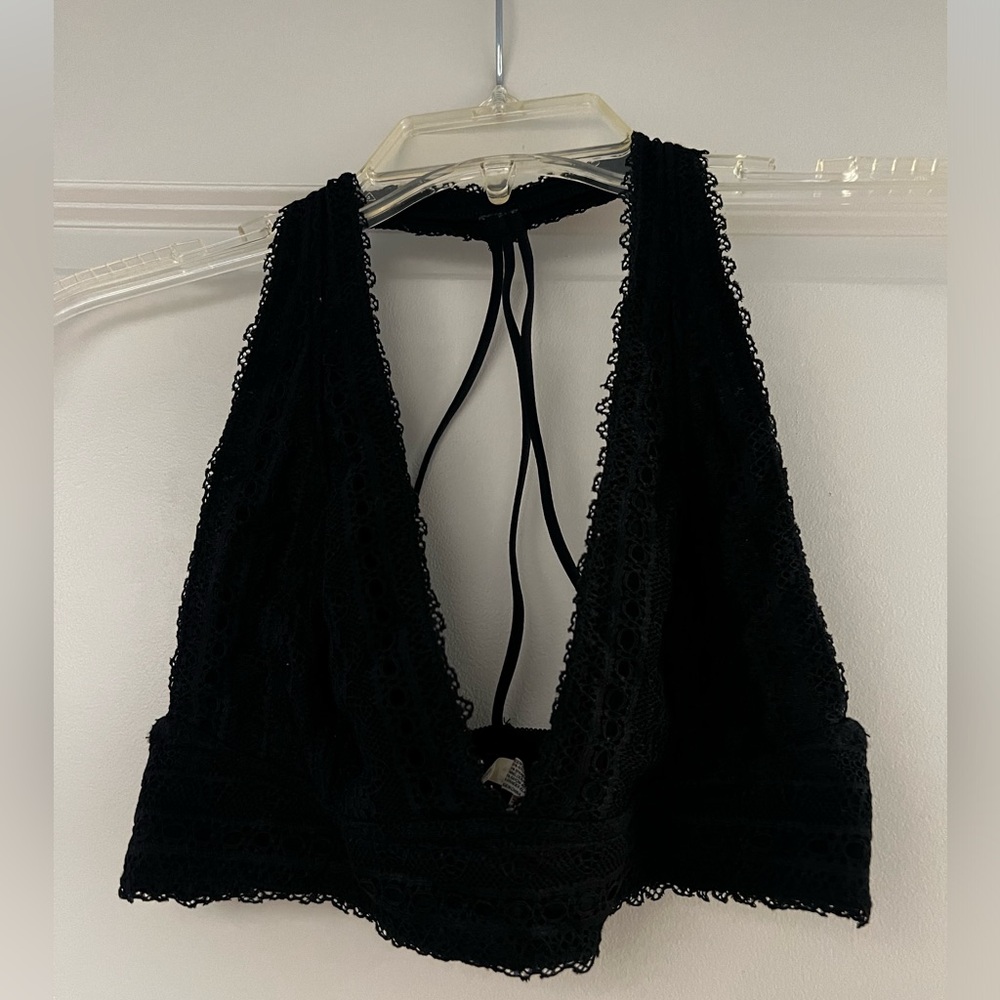 Black Free People bralette, size Small